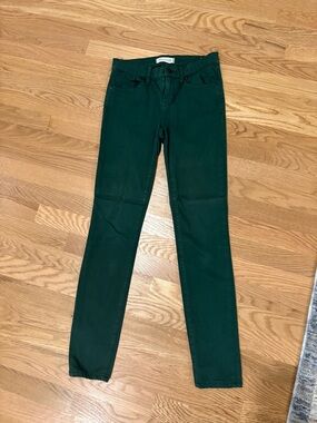 Madewell Skinny Skinny Forest Green pants size 26
